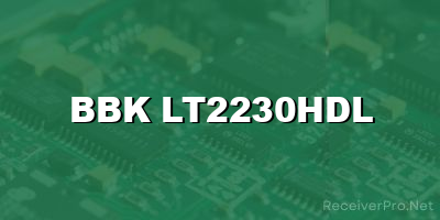 bbk lt2230hdl software
