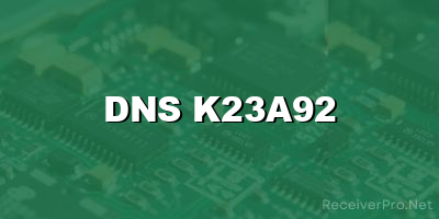 dns k23a92 software