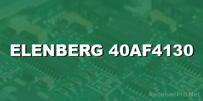elenberg 40af4130 software