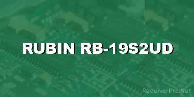 rubin rb-19s2ud software