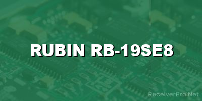 rubin rb-19se8 software