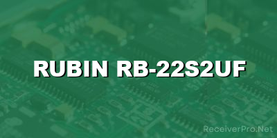 rubin rb-22s2uf software