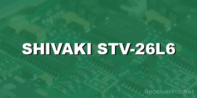 shivaki stv-26l6 software