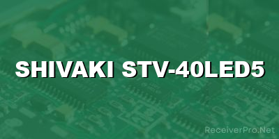 shivaki stv-40led5 software