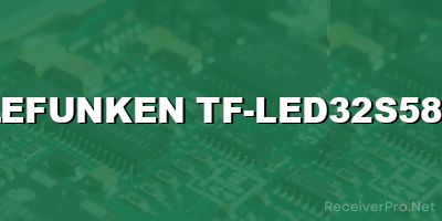 telefunken tf-led32s58t2s software