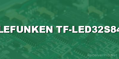 telefunken tf-led32s84t2 software