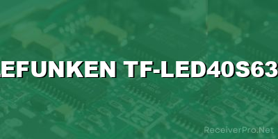 telefunken tf-led40s63t2s software