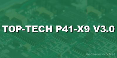 top-tech p41-x9 v3.0 software