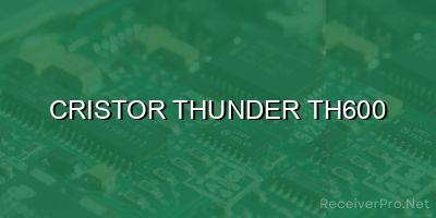 cristor thunder th600 dump flash
